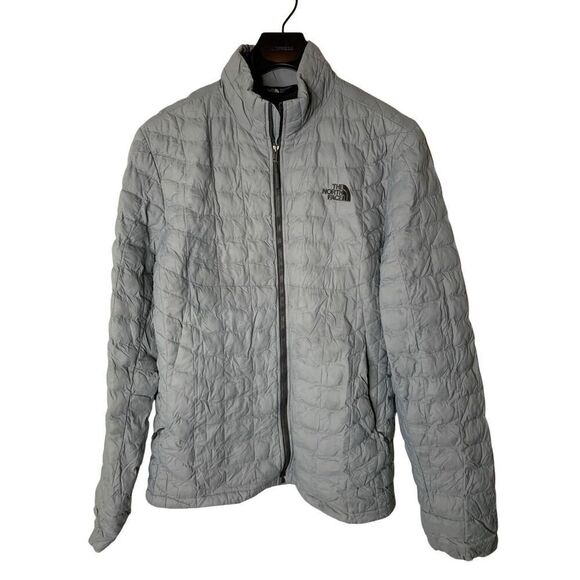 The North Face Thermoball quilted jacket gray men's size medium - Picture 1 of 7